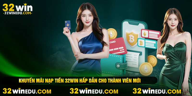 Khuyến mãi nạp tiền 32WIN hấp dẫn cho thành viên mới