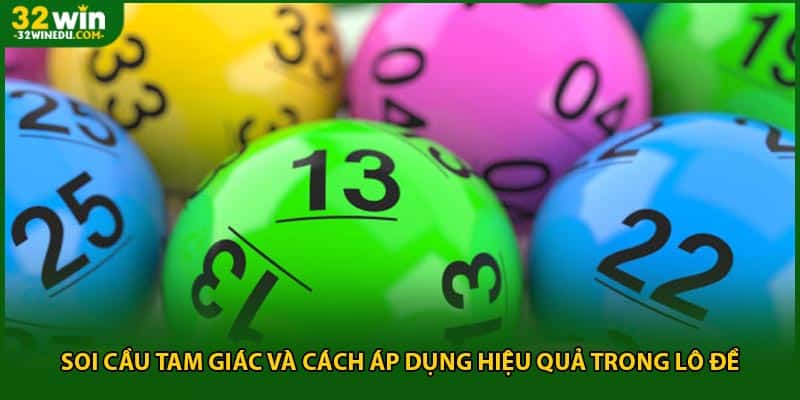 Soi cầu tam giác trong xổ số